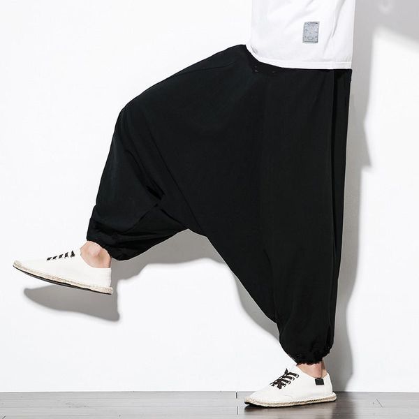 pants baggy harem pants men's causal joggers crosspants loose trousers aladdin lantern wide leg cotton linen pants plus size m5xl, Black
pants baggy harem pants men's causal joggers crosspants loose trousers aladdin lantern wide leg cotton linen pants plus size m5xl, Black