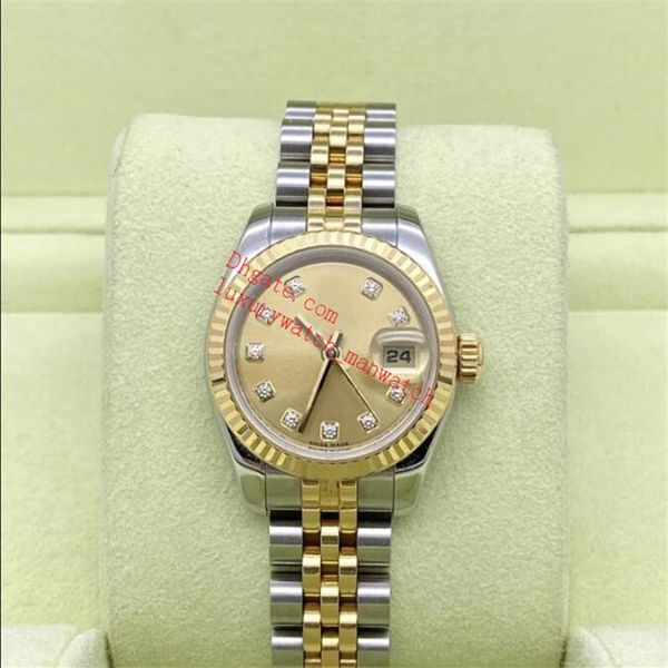 luxury womens watches 179173 26mm diamond gold dial jubilee bracelet calendar mechanical automatic original box paper fashion wris239z, Slivery;brown
luxury womens watches 179173 26mm diamond gold dial jubilee bracelet calendar mechanical automatic original box paper fashion wris239z, Slivery;brown