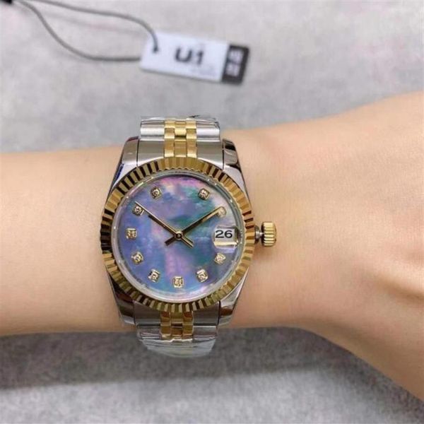 u1 st9 steel two tone watches purple sheel diamond dial 31mm 116231 278273 automatic mechianical ladies wristwatches jubilee strap265o, Slivery;brown
u1 st9 steel two tone watches purple sheel diamond dial 31mm 116231 278273 automatic mechianical ladies wristwatches jubilee strap265o, Slivery;brown