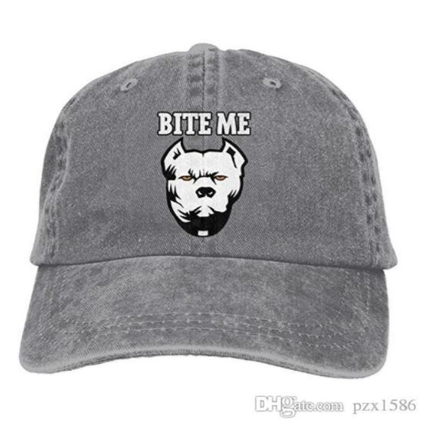 pzx baseball cap for men and women bite me pitbull mens cotton adjustable jeans cap hat optional6843461, Blue;gray
pzx baseball cap for men and women bite me pitbull mens cotton adjustable jeans cap hat optional6843461, Blue;gray