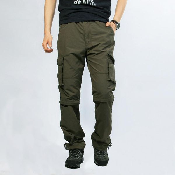 pants 2020 new men's cargo pants quickdry doubleused pants elastic waist detachable feet loose straight waterproof trousers, Black
pants 2020 new men's cargo pants quickdry doubleused pants elastic waist detachable feet loose straight waterproof trousers, Black