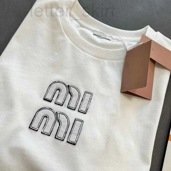 women's t-shirt designer matching second hair 2023 spring and summer new letter sticker embroidery versatile fashion short sleeve small, White
women's t-shirt designer matching second hair 2023 spring and summer new letter sticker embroidery versatile fashion short sleeve small, White