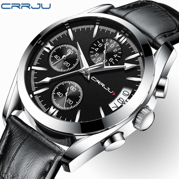 crrju watch mens watches brand luxury men casual leather waterproof chronograph men sport quartz clock relogio masculino221g, Slivery;brown
crrju watch mens watches brand luxury men casual leather waterproof chronograph men sport quartz clock relogio masculino221g, Slivery;brown