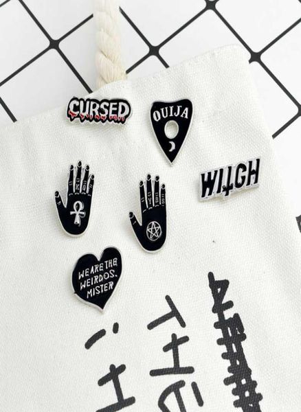 enamel pins and brooches witch cursed ouija we are the weirdos mister black pin set goth pin goth punk backpack badge shirt collar4813848, Gray
enamel pins and brooches witch cursed ouija we are the weirdos mister black pin set goth pin goth punk backpack badge shirt collar4813848, Gray