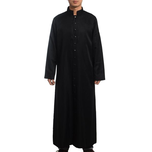 roman priest cassock costume catholic church clergy black robe gown clergyman vestments single breasted button men cosplay2963, Black;red
roman priest cassock costume catholic church clergy black robe gown clergyman vestments single breasted button men cosplay2963, Black;red