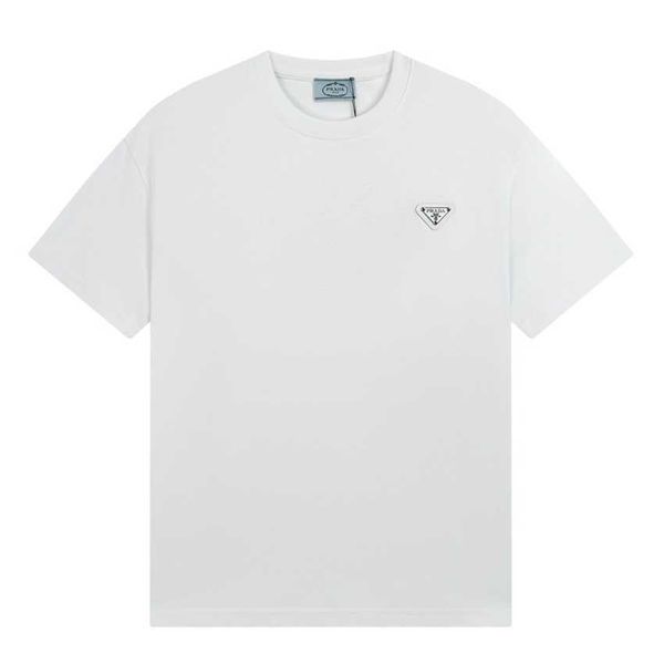 family spring/summer new classic iron micro label couple same commuter versatile short sleeve t-shirt, White
family spring/summer new classic iron micro label couple same commuter versatile short sleeve t-shirt, White