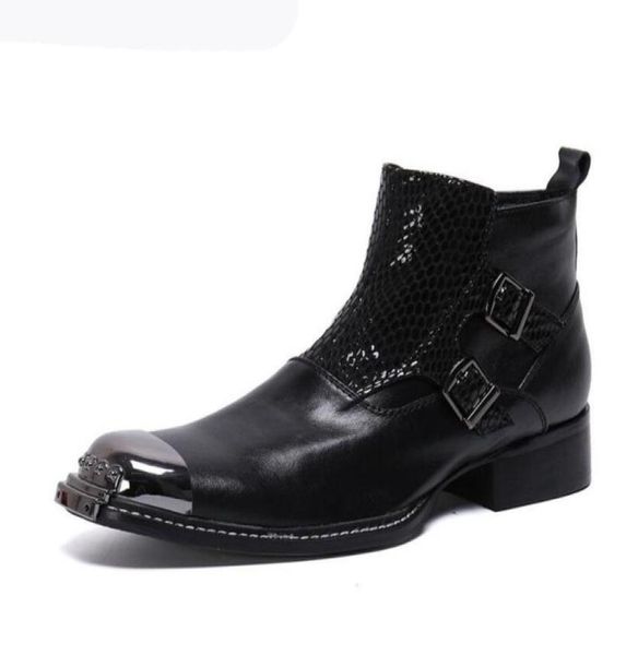 italian fashion man genuine leather short boots red vintage zipper ball dress metal shoes nightclub man stage rock boots3950537, Black
italian fashion man genuine leather short boots red vintage zipper ball dress metal shoes nightclub man stage rock boots3950537, Black