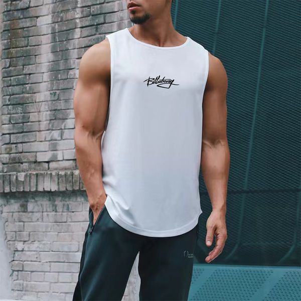 men' tank gym mens back muscle fashion sleeveless shirt stringer clothing singlets workout bodybuilding sports brand fitness vest 230, White;black
men' tank gym mens back muscle fashion sleeveless shirt stringer clothing singlets workout bodybuilding sports brand fitness vest 230, White;black