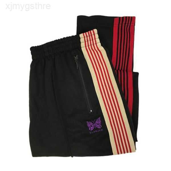 17 colors mens designer pants needles butterfly embroidery velvet side stripes breasted retro casual trousers fashion sweatpants 7j5kk, Black
17 colors mens designer pants needles butterfly embroidery velvet side stripes breasted retro casual trousers fashion sweatpants 7j5kk, Black