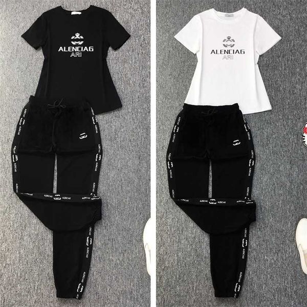 26% off summer cotton casual sports women's short sleeve pants two piece set european fashion, White
26% off summer cotton casual sports women's short sleeve pants two piece set european fashion, White