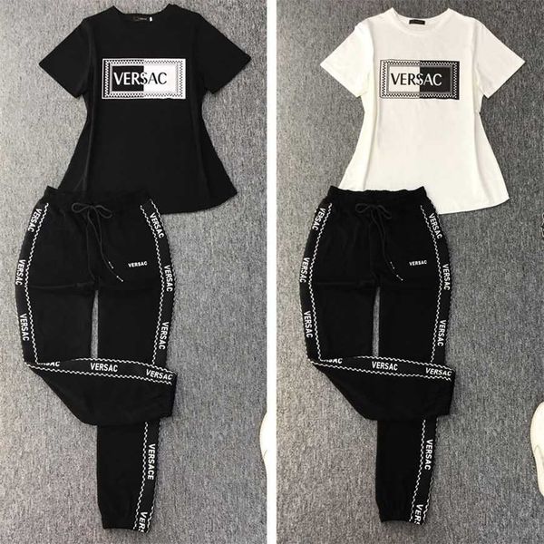 32% off summer style pure cotton casual sports set for high-end women's short sleeved t-shirt two-piece european trend, White
32% off summer style pure cotton casual sports set for high-end women's short sleeved t-shirt two-piece european trend, White