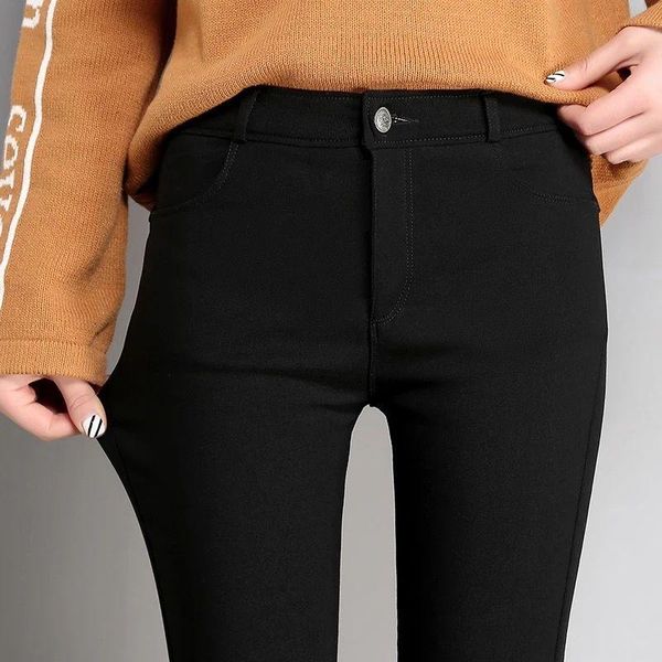 jeans 41 high stretch waist women elastic skinny pencil jeans leggins with buttons black denim trousers pants, Blue
jeans 41 high stretch waist women elastic skinny pencil jeans leggins with buttons black denim trousers pants, Blue