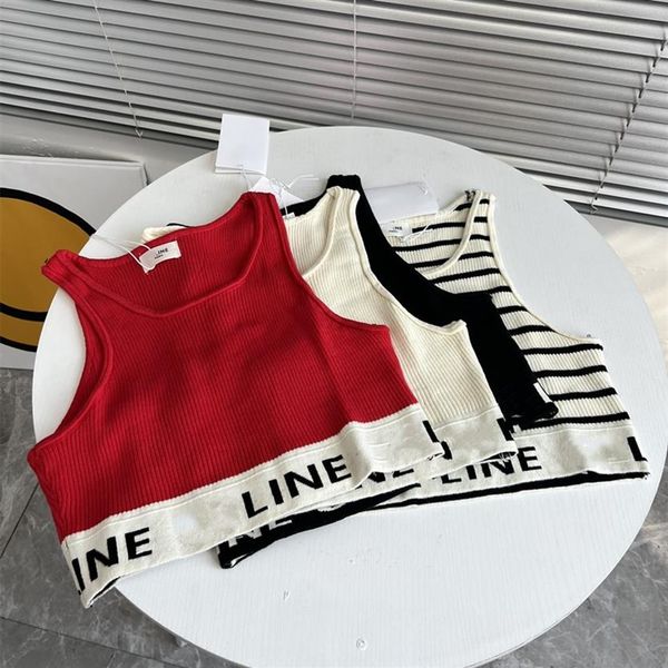 2022 new designer women camisoles tanks embroidery simple steel printed letters ce logo line casual women's spor304r, Black;white
2022 new designer women camisoles tanks embroidery simple steel printed letters ce logo line casual women's spor304r, Black;white