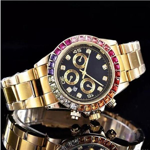 fashion new luxury watches day date gold utomatic movement men's watch diamond bezel stainless steel mechanical mens wristwat294s, Slivery;brown
fashion new luxury watches day date gold utomatic movement men's watch diamond bezel stainless steel mechanical mens wristwat294s, Slivery;brown