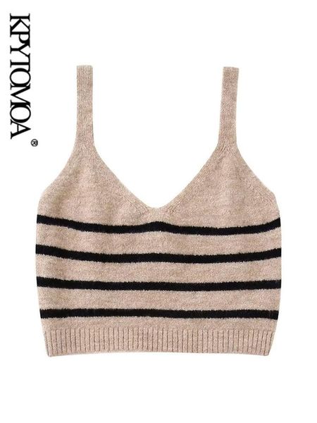 tanks kpytomoa women fashion striped knit tank vintage v neck backless straps female camis mujer, Black;white
tanks kpytomoa women fashion striped knit tank vintage v neck backless straps female camis mujer, Black;white