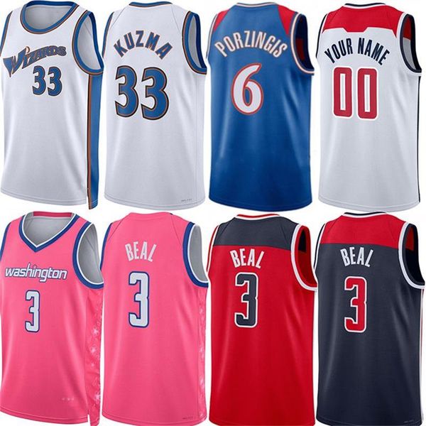 was city basketball jerseys bradley beal kyle kuzma kristaps porzingis daniel gafford deni avdija corey kispert monte morris men custom jers, Black;red
was city basketball jerseys bradley beal kyle kuzma kristaps porzingis daniel gafford deni avdija corey kispert monte morris men custom jers, Black;red