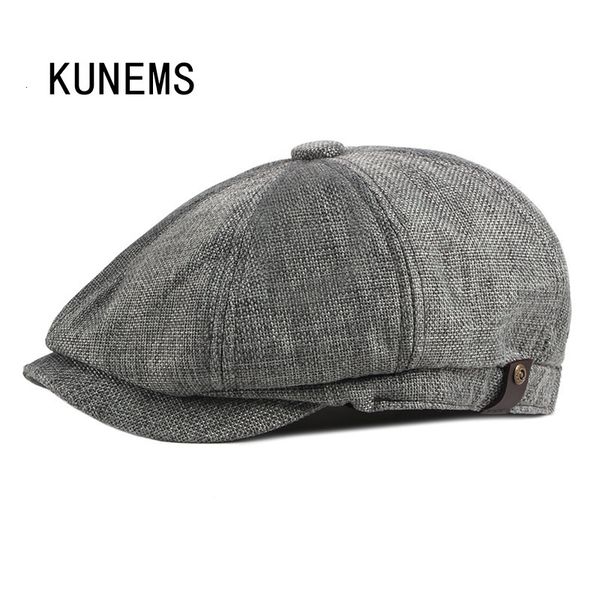 berets kunems fashion hat for mens cap retro dad hats boinas summer breathable sun designer octagonal y blinders 230421, Blue;gray
berets kunems fashion hat for mens cap retro dad hats boinas summer breathable sun designer octagonal y blinders 230421, Blue;gray