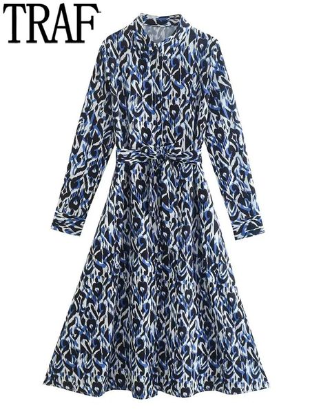 dresses traf 2022 print long dress women blue black shirt dress woman belt elegant casual women's dresses autumn long sleeve midi dress, Black;gray
dresses traf 2022 print long dress women blue black shirt dress woman belt elegant casual women's dresses autumn long sleeve midi dress, Black;gray