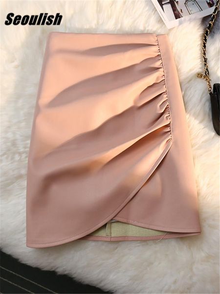 dresses seoulish irregular faux pu leather women's wrap skirts 2022 new autumn winter classic pleated ladies mini skirts female, White;black
dresses seoulish irregular faux pu leather women's wrap skirts 2022 new autumn winter classic pleated ladies mini skirts female, White;black