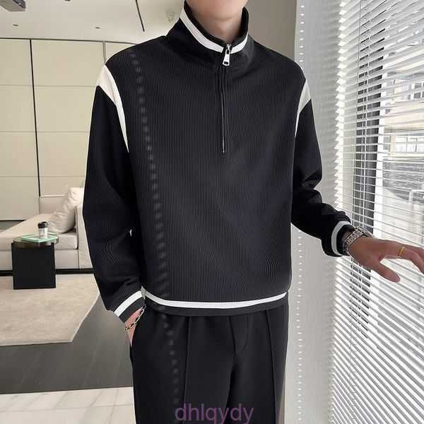 color men's hoodies 2023 men's stitching loose stand collar coats fashion trend zipper sweatshirts khaki/black pullover size m-3xl
color men's hoodies 2023 men's stitching loose stand collar coats fashion trend zipper sweatshirts khaki/black pullover size m-3xl