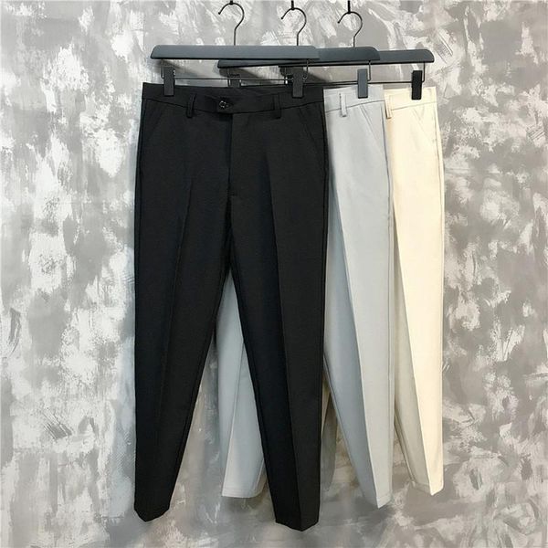 pants summer new men's trousers casual pants thin and breathable korean version of slim ninepoint pants casual classic men's brand, Black
pants summer new men's trousers casual pants thin and breathable korean version of slim ninepoint pants casual classic men's brand, Black