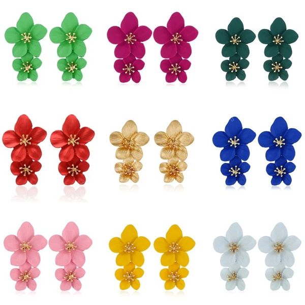 vintage gold big flower earrings for women double layers statement long party earrings pendientes mujer femme, Silver
vintage gold big flower earrings for women double layers statement long party earrings pendientes mujer femme, Silver