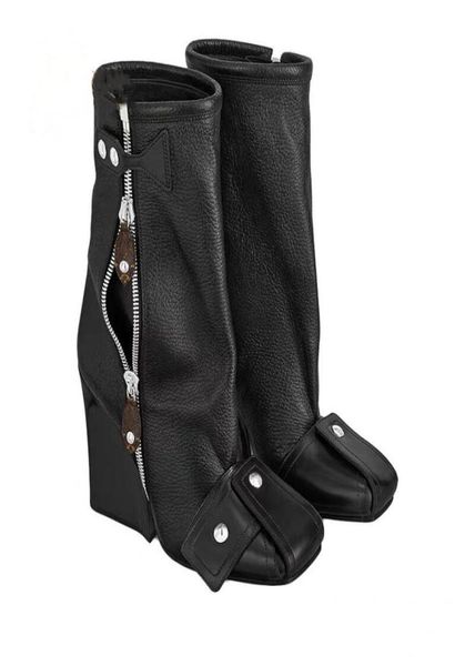 2021 lady women sheepskin leather chuckly high heels ankle boots square toe half knee catwalk rivets zipper shoes martin buckle si2068022, Black
2021 lady women sheepskin leather chuckly high heels ankle boots square toe half knee catwalk rivets zipper shoes martin buckle si2068022, Black