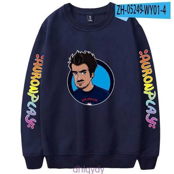 hoodies wawni 2023 auronplay men's crewneck sweatshirt casual long sleeve cosplay pullover streetwear clothing harajuku trucksuit 2 smk, Black 
hoodies wawni 2023 auronplay men's crewneck sweatshirt casual long sleeve cosplay pullover streetwear clothing harajuku trucksuit 2 smk, Black