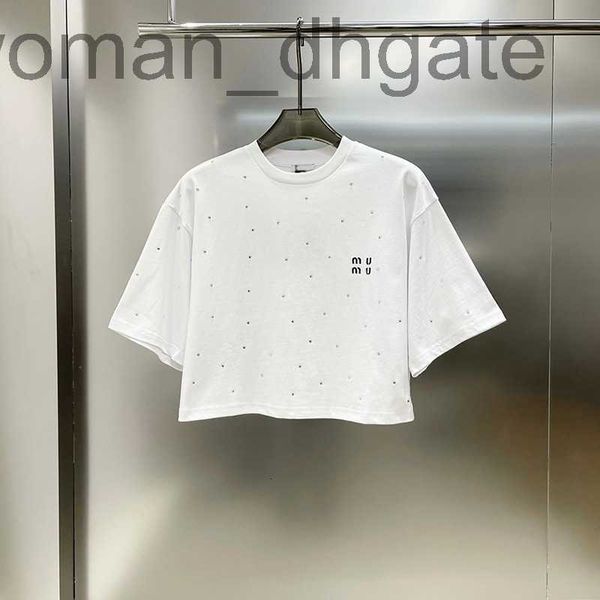 women's t-shirt designer short sleeved t-shirt women's 2023 summer diamond embroidery letter loose short round neck t-shirt l9dy, White
women's t-shirt designer short sleeved t-shirt women's 2023 summer diamond embroidery letter loose short round neck t-shirt l9dy, White