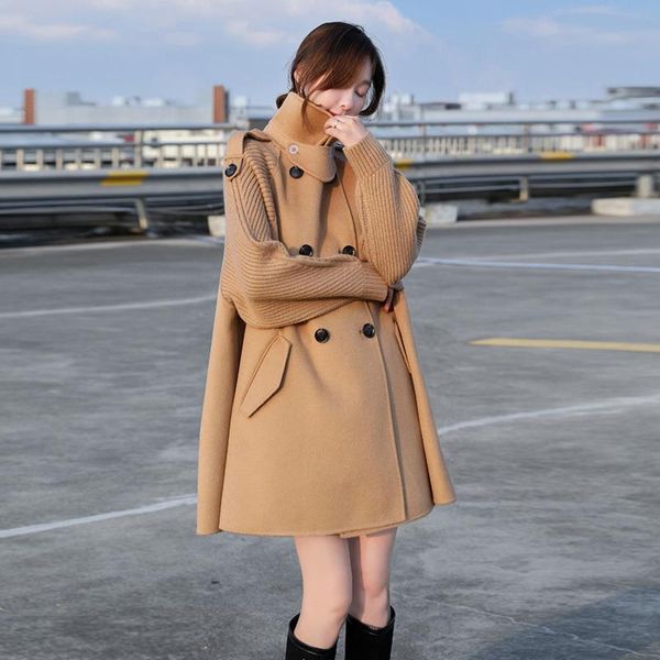 fur cloak woolen coat women poncho patchwork midlength female overcoat autumn winter 2021 korean fashion manteau black capes jacket
fur cloak woolen coat women poncho patchwork midlength female overcoat autumn winter 2021 korean fashion manteau black capes jacket
