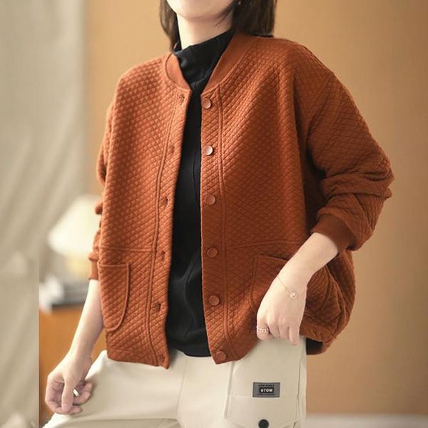 leather plaid jacket loose large size women's jacket autumn new baseball uniform trend winter clothes for women pink jacket, Black
leather plaid jacket loose large size women's jacket autumn new baseball uniform trend winter clothes for women pink jacket, Black