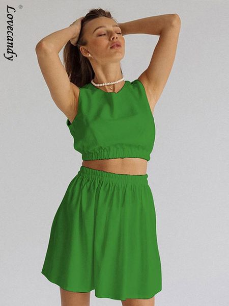dress cropped vest pleated skirt two piece set sleeveless o neck elastic waist mini skirt suit female fashion solid outfit, White
dress cropped vest pleated skirt two piece set sleeveless o neck elastic waist mini skirt suit female fashion solid outfit, White