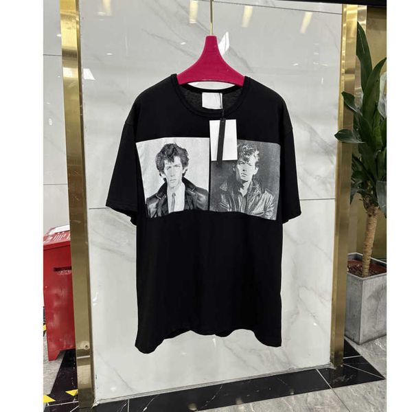 23ss tee womens t-shirt womens designer clothing round neck pure cotton front and back portrait printing short sleeve t shirt womens clothes, White
23ss tee womens t-shirt womens designer clothing round neck pure cotton front and back portrait printing short sleeve t shirt womens clothes, White