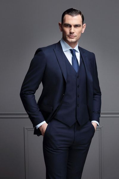 blazers classic navy blue men suits custom made formal suit men two button wedding groom slim fit tuxedos terno (jacket+vest+pants), White;black
blazers classic navy blue men suits custom made formal suit men two button wedding groom slim fit tuxedos terno (jacket+vest+pants), White;black