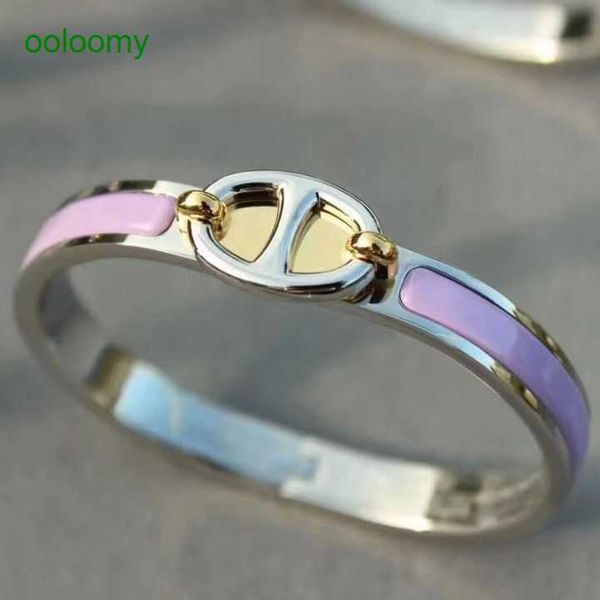 hemres designer bracelet clic enamel men's and women's pig nose s925 sterling silver 18k gold plated fashion couple style trend go, Black
hemres designer bracelet clic enamel men's and women's pig nose s925 sterling silver 18k gold plated fashion couple style trend go, Black