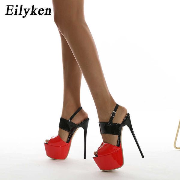 black patent leather women platform sandals fashion open toe ankle buckle strap stiletto heels shoes 230306
black patent leather women platform sandals fashion open toe ankle buckle strap stiletto heels shoes 230306