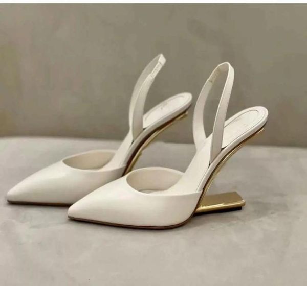 luxury first leather women sandals shoes fshaped high heeled open toe pumps goldcolored metal lady slingback lady party wedd2795611, Black
luxury first leather women sandals shoes fshaped high heeled open toe pumps goldcolored metal lady slingback lady party wedd2795611, Black