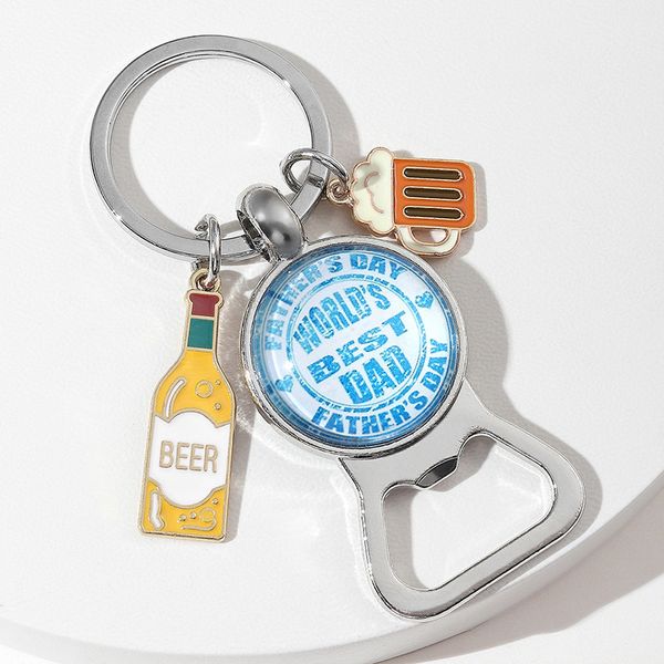 creative father's day keychains pendant gift fashion bottle opener keychains jewelry accessories in bulk, Silver
creative father's day keychains pendant gift fashion bottle opener keychains jewelry accessories in bulk, Silver