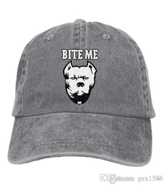pzx baseball cap for men and women bite me pitbull mens cotton adjustable jeans cap hat optional1215122, Blue;gray
pzx baseball cap for men and women bite me pitbull mens cotton adjustable jeans cap hat optional1215122, Blue;gray
