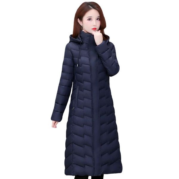 leather 2022 casual women's winter jacket hooded solid slim stand collar women parka long coat female cotton padded outwear, Black
leather 2022 casual women's winter jacket hooded solid slim stand collar women parka long coat female cotton padded outwear, Black