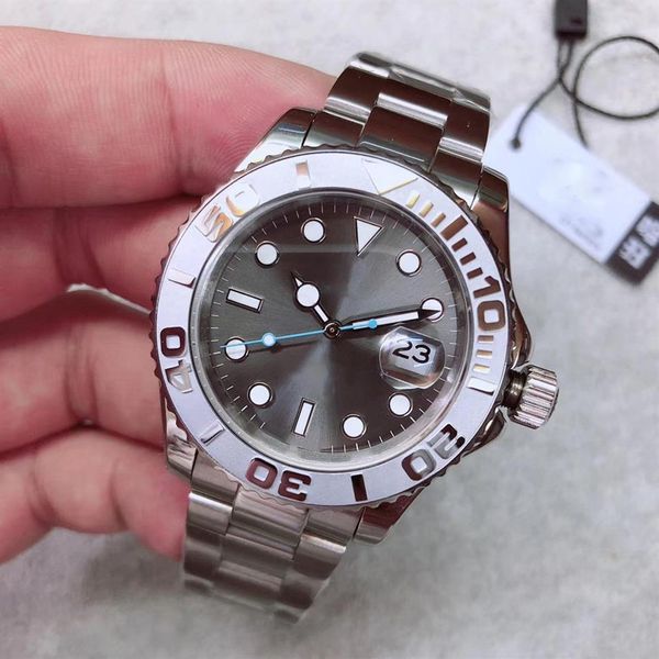 st9 stainless steel automatic mechanical watch men quality 40mm platinum dial floding clasp sapphire glass mens wristwatches u1329i, Slivery;brown
st9 stainless steel automatic mechanical watch men quality 40mm platinum dial floding clasp sapphire glass mens wristwatches u1329i, Slivery;brown