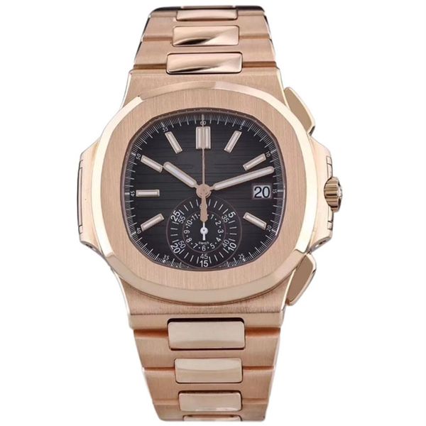 the nautilus automatically mechanized waterproof watch of 2021 with a black gradual dial and an 18k rose gold crown 248z, Slivery;brown
the nautilus automatically mechanized waterproof watch of 2021 with a black gradual dial and an 18k rose gold crown 248z, Slivery;brown