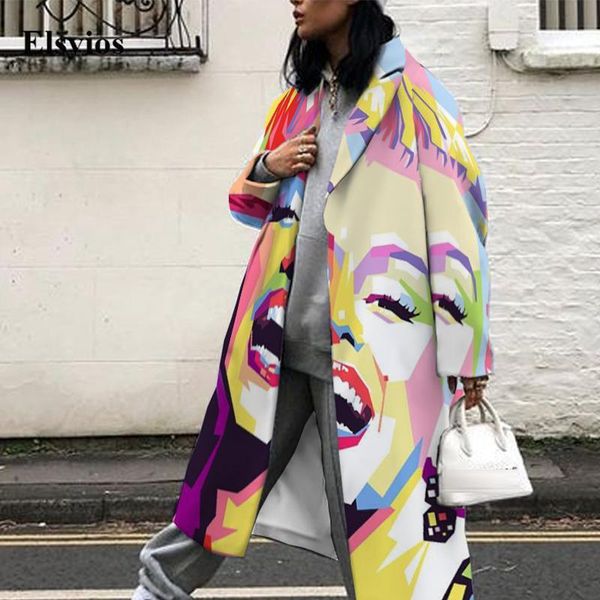 raincoats 2021 winter fashion portrait print lapel overcoat women elegant long cardigan outerwear casual long sleeve lady blend wool coats, Black
raincoats 2021 winter fashion portrait print lapel overcoat women elegant long cardigan outerwear casual long sleeve lady blend wool coats, Black