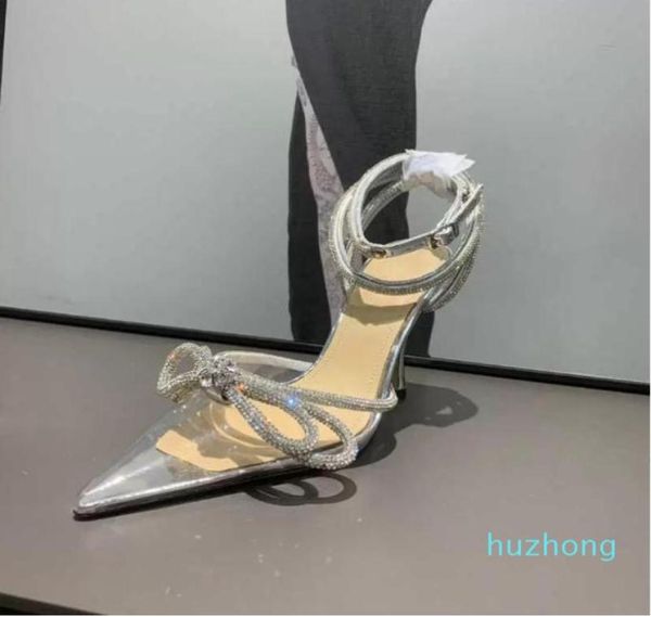 mach double bow rhinestone crystalembellished sandals pvc pumps high heels shoes 90mm spool heels women luxurys designers dress s4047121, Black
mach double bow rhinestone crystalembellished sandals pvc pumps high heels shoes 90mm spool heels women luxurys designers dress s4047121, Black