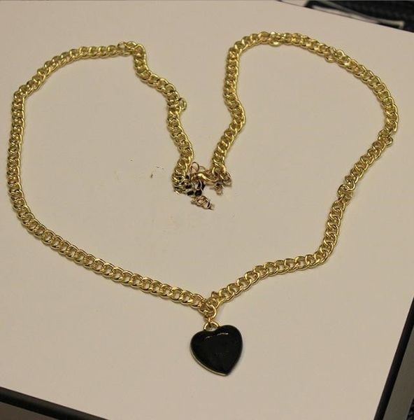 classio designer 14k gold plated curb chain pendant necklaces luxury brand double letter geometric black peach heart sweater chains mens wom, Silver
classio designer 14k gold plated curb chain pendant necklaces luxury brand double letter geometric black peach heart sweater chains mens wom, Silver