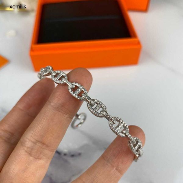 hermm designer bracelet hollow out pig nose bracelet fashion style s925 sterling silver diamond women s z6sk, Black
hermm designer bracelet hollow out pig nose bracelet fashion style s925 sterling silver diamond women s z6sk, Black