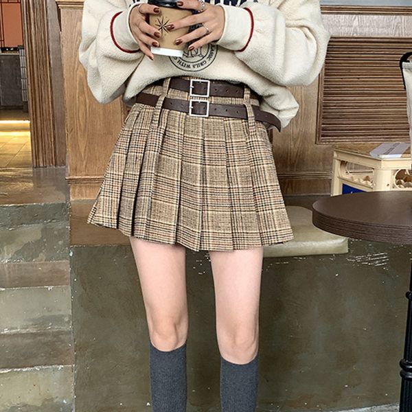 skirts elegant high waist skirts for women autumn winter pleated skirt women vintage lattice a-line mini skirt y2k chic female clothing 2304, Black
skirts elegant high waist skirts for women autumn winter pleated skirt women vintage lattice a-line mini skirt y2k chic female clothing 2304, Black