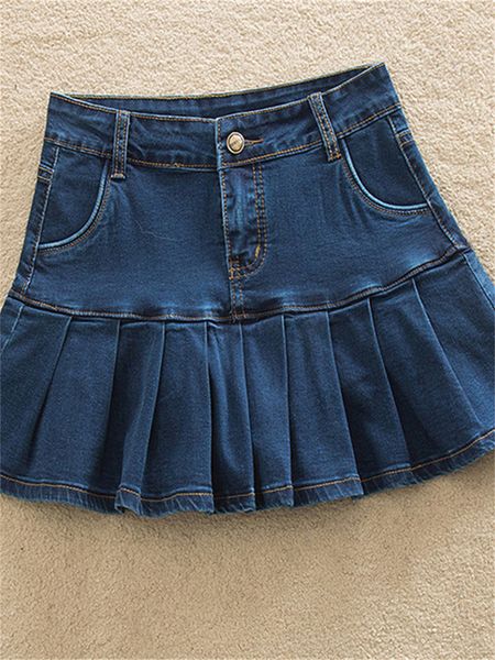 skirts denim skirt with ruffles 6xl 7xl harajuku y2k jeans skater woman high waist bottom female casual pleated micro mini short jurken 2304, Black
skirts denim skirt with ruffles 6xl 7xl harajuku y2k jeans skater woman high waist bottom female casual pleated micro mini short jurken 2304, Black