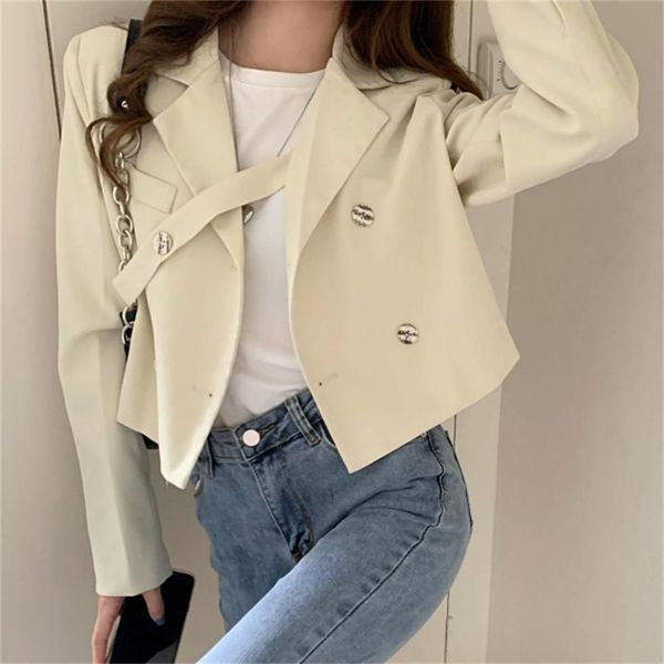 pants hzirip korea all match women slim coats normcore chic elegant full sleeves spring solid fashion casual streetwear blazers, White
pants hzirip korea all match women slim coats normcore chic elegant full sleeves spring solid fashion casual streetwear blazers, White