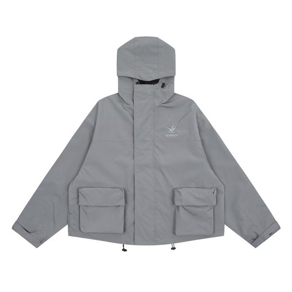 coats multi-pockets windbreaker zipper hooded jackets for men and women casual loose outwear coat297h, Black;brown
coats multi-pockets windbreaker zipper hooded jackets for men and women casual loose outwear coat297h, Black;brown